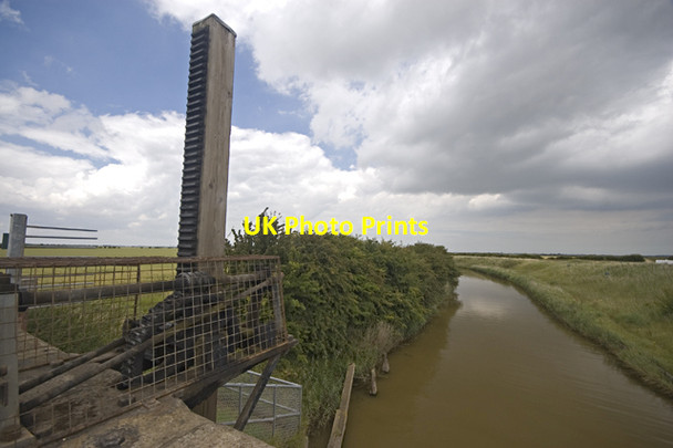 Photo 6"x4" Keyingham Drain, Stone Creek, East Yorks Sunk Island c2011