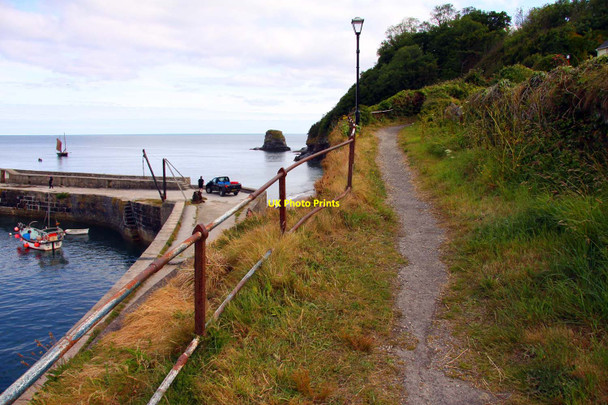 Photo 6"x4" The Southwest Coast Path to Mevagissey St Austell c2011