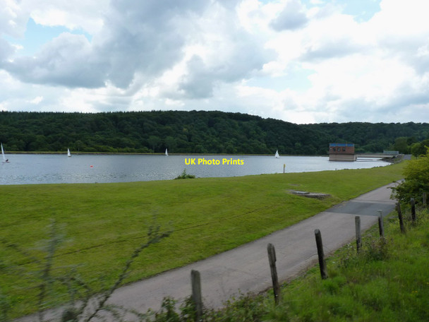 Photo 6"x4" Trimpley Reservoir from the SVR Holbeache c2011