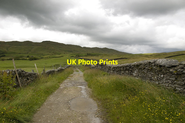 Photo 6"x4" The Hundreds Road and Wansfell Ambleside c2011