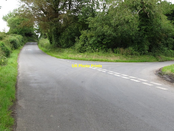 Photo 6"x4" The lower end of Cottage Road viewed from Seaforde Road Seaforde c2011
