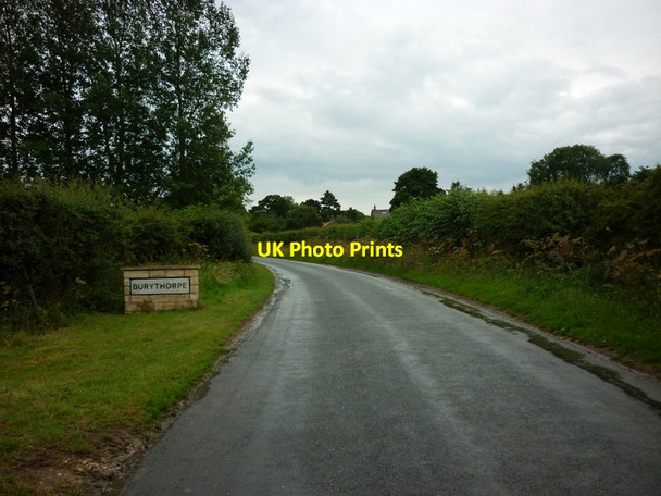 Photo 6"x4" Entering Burythorpe Burythorpe c2011