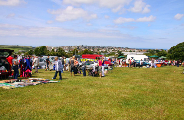 Photo 6"x4" Car boot sale on the Circus Fields in Newquay Newquay\/SW8161 c2011