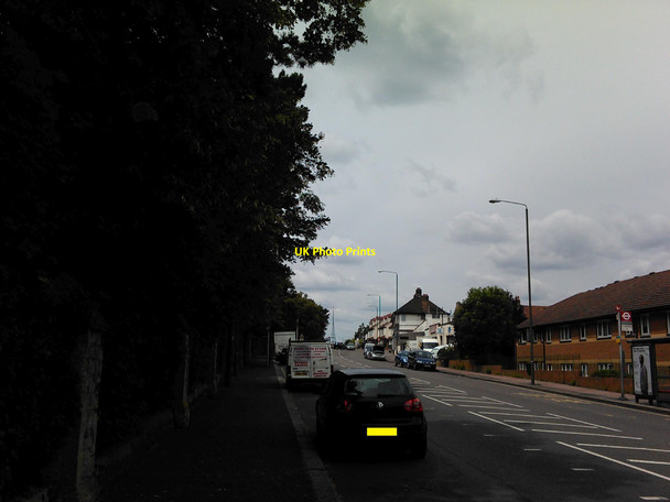 Photo 6"x4" View of the Anerley TV transmission mast from Elmers End Road #2 Beckenham c2011