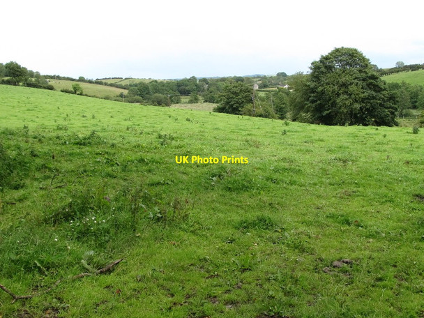 Photo 6"x4" Undulating country south of Nutgrove Road Annadorn c2011