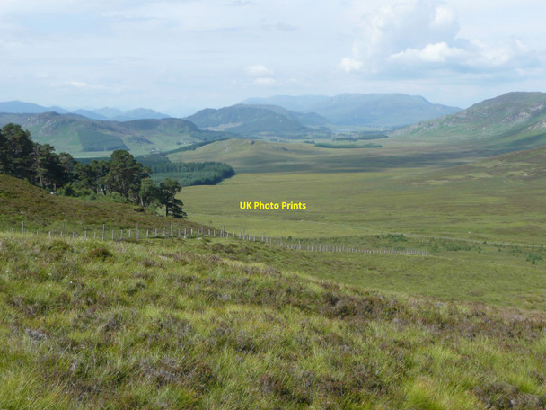 Photo 6"x4" Deer fence in Coire Chluanaidh Balgowan\/NN6394 c2011