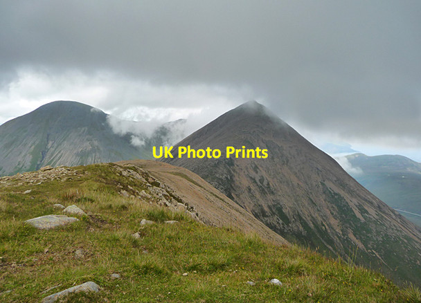 Photo 6"x4" Cloud on Beinn Dearg Sconser c2011