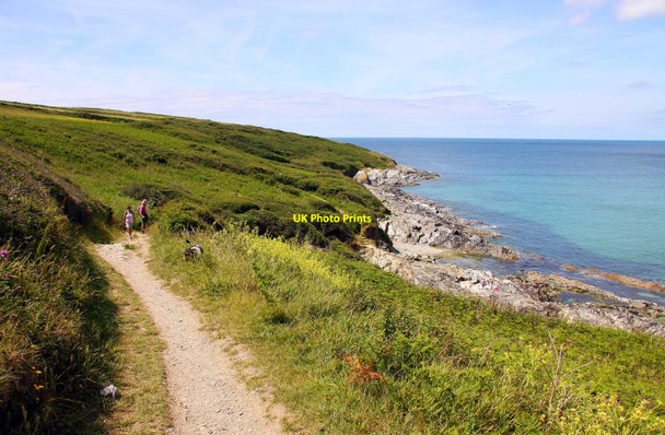 Photo 6"x4" The Southwest Coast Path at Pentire Point West West Pentire c2011