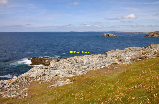 Photo 6"x4" Looking from Pentire Point West towards the Goose West Pentire c2011
