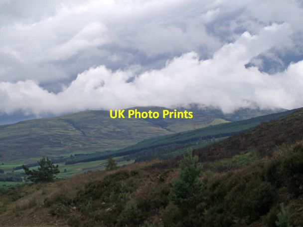 Photo 6"x4" View from the Glenmore hill track Advie c2011