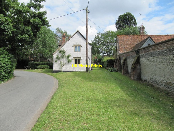 Photo 6"x4" Footpath past the house Wallingford c2011