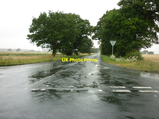 Photo 6"x4" Hospital Lane from Greenlands Lane Thorpe Willoughby c2011
