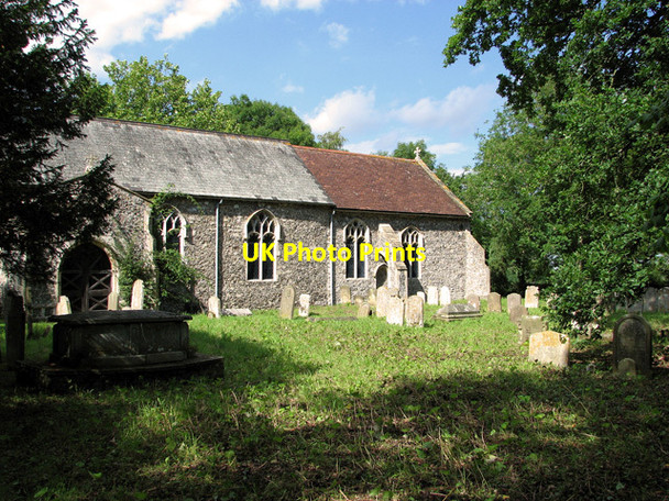 Photo 6"x4" St Peter's church in Spexhall - churchyard Spexhall c2011