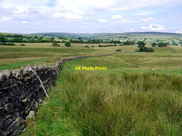 Photo 6"x4" Wall above Eller Beck Bowbank\/NY9423 c2011