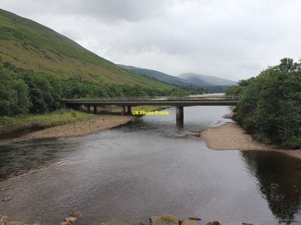 Photo 6"x4" New bridge from old Cairndow c2011