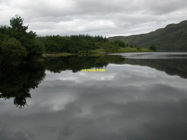 Photo 6"x4" Loch Arienas from the boat landing stage Camas Allt a' Choire c2004