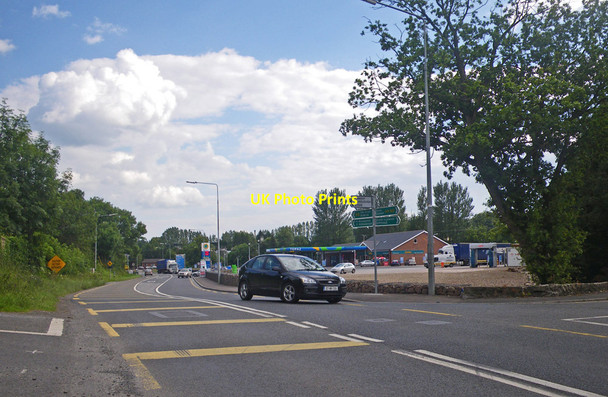 Photo 6"x4" Petrol station along the N2 Monaghan c2011