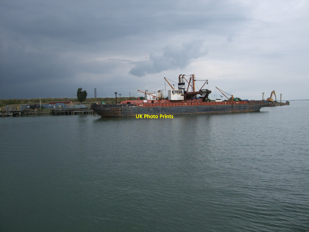 Photo 6"x4" Dredger near Hoo Marina Hoo St Werburgh c2011