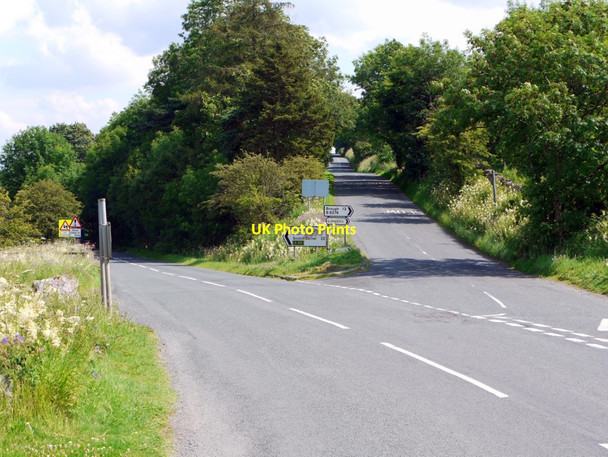 Photo 6"x4" Road junction near Lonton Laithkirk c2011