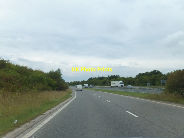 Photo 6"x4" Slip road onto A303 west of Andover Penton Corner c2011