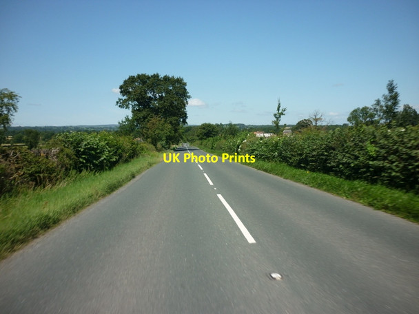 Photo 6"x4" The B6165, Ripley Road, near Hill Top Farm Nidd c2011