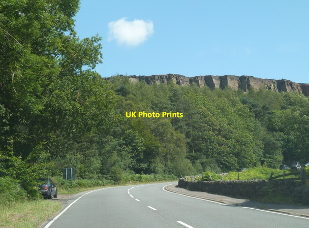 Photo 6"x4" Millstone Edge from the A6187 Hathersage Booths c2011