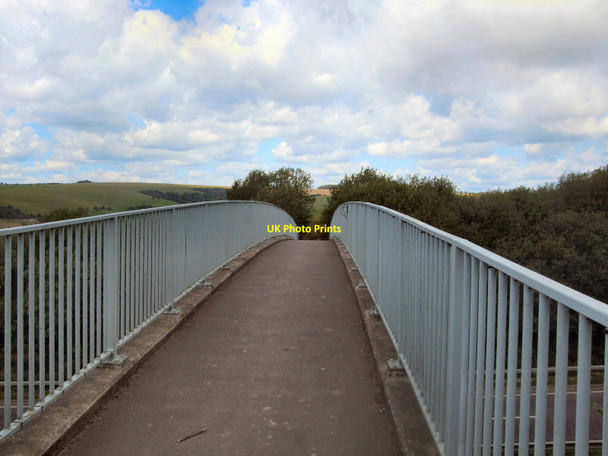 Photo 6"x4" Footbridge over A27 at Patcham Patcham c2011