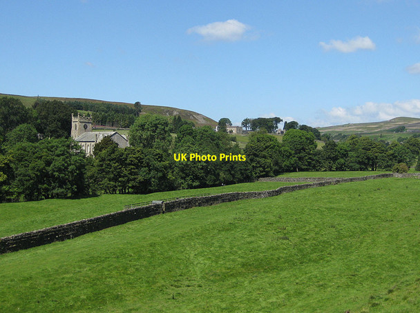 Photo 6"x4" View to St Mary's Church, Langthwaite Arkle Town c2011