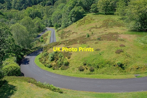Photo 6"x4" Access Road to Glen Finglas Reservoir Brig o' Turk c2011