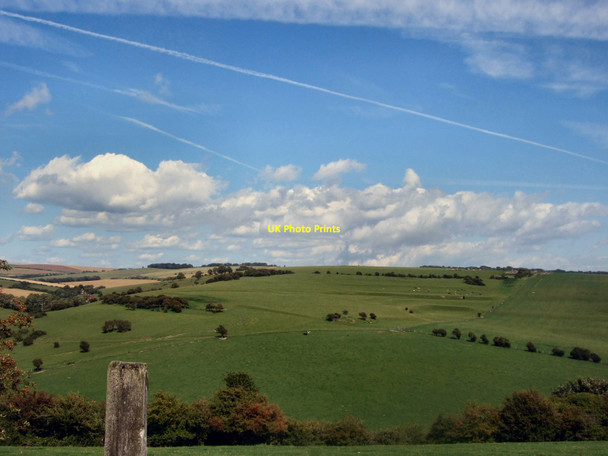 Photo 6"x4" View towards Ewebottom Patcham c2011