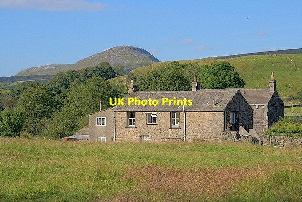Photo 6"x4" View of Pen-y-ghent from Helwith Bridge Helwith Bridge c2011