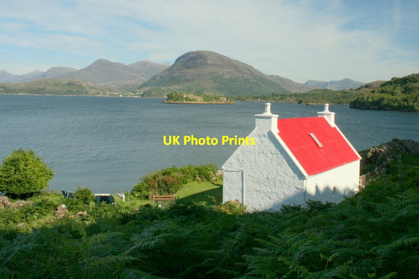 Photo 6"x4" Home to Great, Great Granny Beaton Ardheslaig c2011
