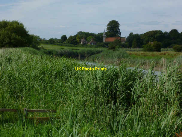 Photo 6"x4" Bend in the River Arun near Foxes Oven Arundel c2011