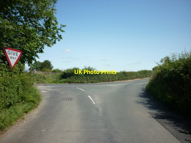 Photo 6"x4" A minor road junction near Azerley, North Yorkshire Azerley c2011
