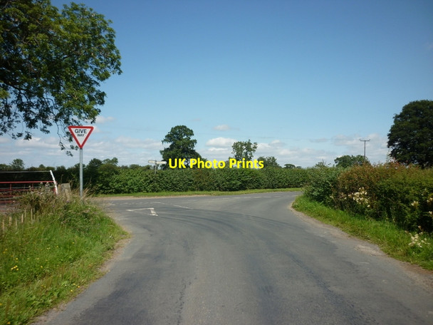 Photo 6"x4" Moor Lane joins the road to Carthorpe Carthorpe c2011