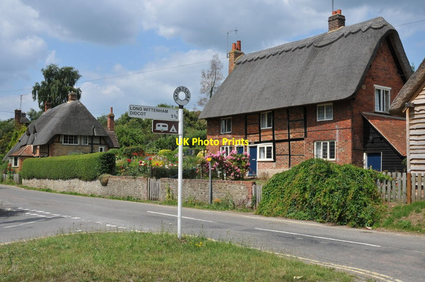 Photo 6"x4" Thatched cottages in Clifton Hampden Clifton Hampden c2011