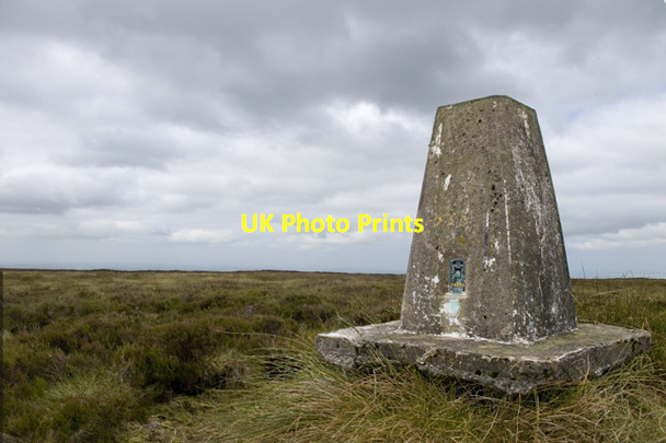 Photo 6"x4" Trigpoint at 429M,  Hazelhurst Fell Oakenclough\/SD5447 c2011