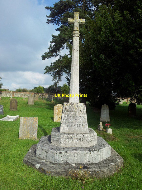 Photo 6"x4" Ellingham War Memorial Ellingham\/TM3692 c2011