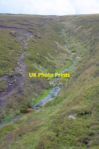 Photo 6"x4" The Pennine Way at Wildboar Grain Crowden\/SK0799 c2011