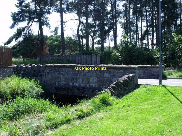 Photo 6"x4" Slamannan, bridge over Culloch Burn Slamannan c2011