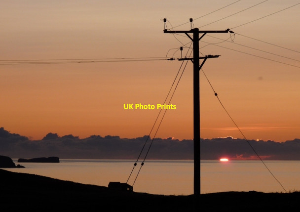 Photo 6"x4" Lights out Balnakeil c2009
