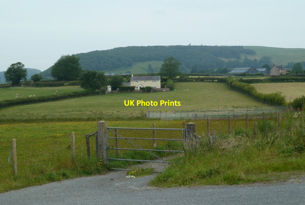 Photo 6"x4" Farmland near Pant-y-dwr Pant-y-dwr c2011