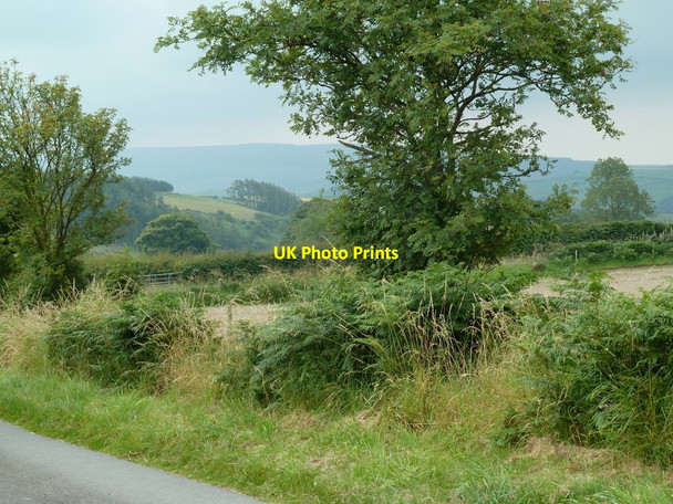 Photo 6"x4" View from a lane Llangunllo c2011