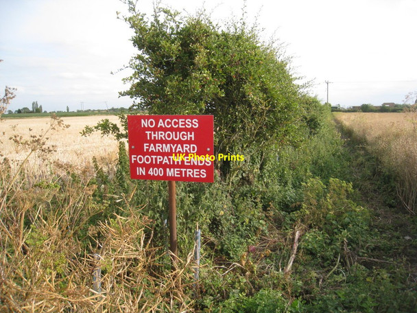 Photo 6"x4" Access denied Claypole c2011
