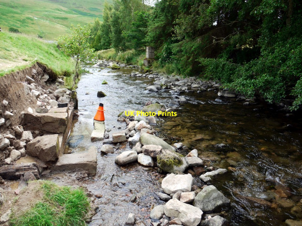 Photo 6"x4" Archaeological excavation of Barrowburn Fulling Mill Barrow Burn\/NT8610 c2011