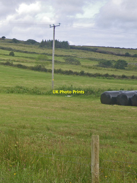 Photo 6"x4" Chequered fields along the R314 Road Ballycastle c2011
