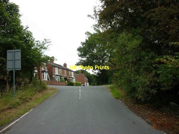 Photo 6"x4" Ferry Top Lane joins Station Road, Ryhill Cold Hiendley c2011