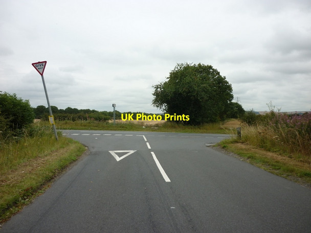 Photo 6"x4" Ryhill Pits Lane at Cold Hiendley Common Lane Cold Hiendley c2011