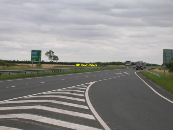 Photo 6"x4" A15 and slip road looking south Burnham\/TA0517 c2011