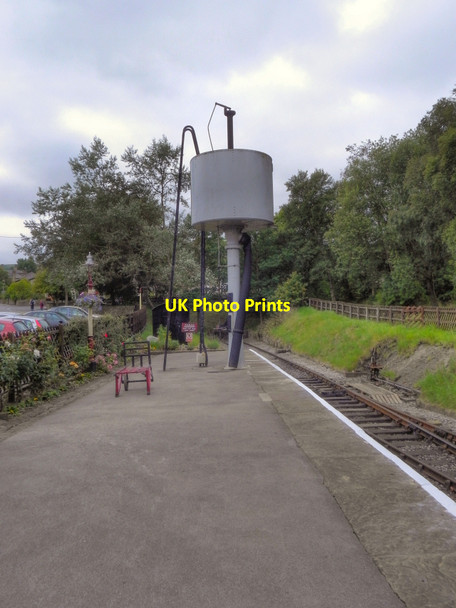 Photo 6"x4" Water Tower, Oxenhope Station Oxenhope c2011